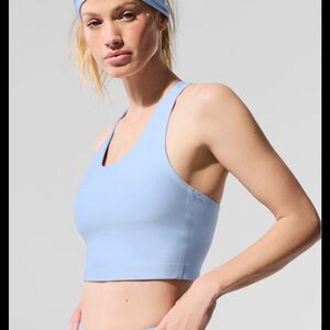 ALO Yoga Sky Blue Sports Bra